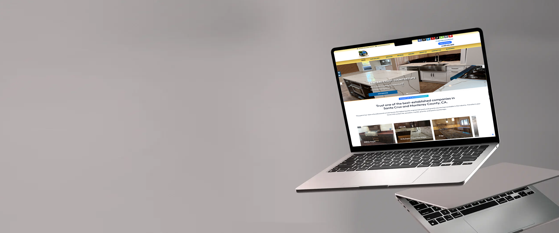 Professional web design and development project